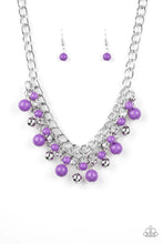 Load image into Gallery viewer, The Bride to Bead Purple Necklace