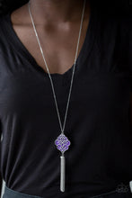 Load image into Gallery viewer, Malibu Mandala Purple Necklace