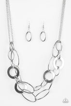 Load image into Gallery viewer, Metallic Maverick Silver Necklace
