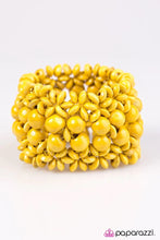 Load image into Gallery viewer, Tropical Bliss Yellow Wood Bracelet