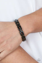 Load image into Gallery viewer, Closed Circuit Strategy Black Hinged Bracelet
