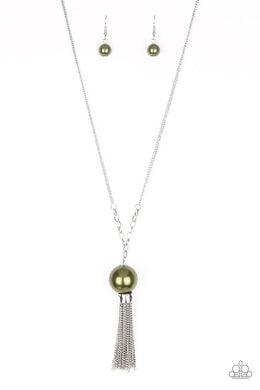 Belle of the Ballroom Green Necklace