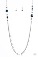 Load image into Gallery viewer, Times Square Treasure Blue Necklace