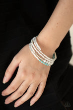 Load image into Gallery viewer, Infinitely Dreamy White Coil Bracelet