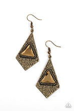 Load image into Gallery viewer, Cosmic Destinations Brass Earrings
