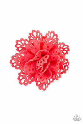 Springing Into Spring Orange Hair Clip