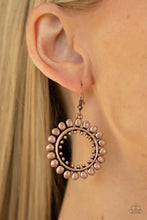 Load image into Gallery viewer, Radiating Radiance Copper Earrings