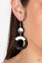 Load image into Gallery viewer, Entrada at Your Own Risk Black Earrings