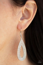 Load image into Gallery viewer, Exquisite Exaggeration White Earrings