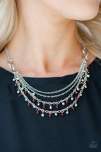 Load image into Gallery viewer, Financially Fabulous Red Necklace