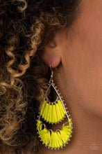 Load image into Gallery viewer, Samba Scene Yellow Earrings
