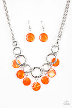 Load image into Gallery viewer, Coastal Adventure Orange Necklace