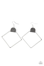 Load image into Gallery viewer, Friends of a Leather Silver Leather Earrings