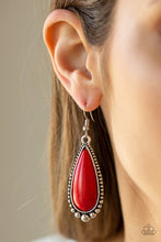 Load image into Gallery viewer, Desert Quench Red Earrings