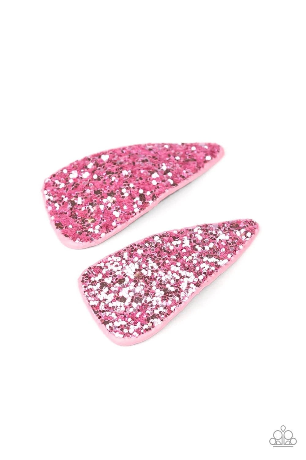 Squad Shimmer Pink Hair Clips