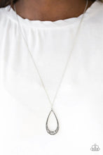Load image into Gallery viewer, Teardrop Tease Silver Necklace