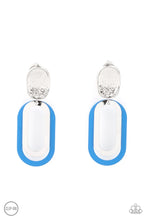 Load image into Gallery viewer, Melrose Mystery Blue Clip On Earrings