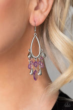 Load image into Gallery viewer, Summer Catch Purple Earrings