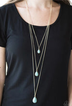 Load image into Gallery viewer, Mountain Tears Blue Necklace