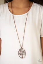 Load image into Gallery viewer, Well Rooted Copper Necklace
