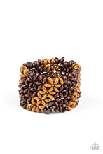 Load image into Gallery viewer, Island Expression Brown Wood Bracelet