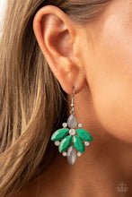Load image into Gallery viewer, Fantasy Flair Green Earrings