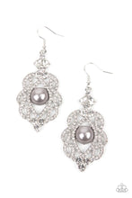 Load image into Gallery viewer, Rhinestone Renaissance Silver Earrings