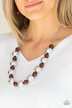 Load image into Gallery viewer, Top Pop Brown Necklace