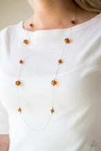 Load image into Gallery viewer, Champagne On the Rocks Brown Necklace