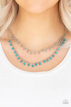Load image into Gallery viewer, Dainty Distraction Blue Necklace