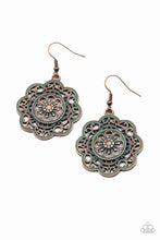 Load image into Gallery viewer, Western Mandalas Copper Earrings