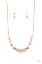 Load image into Gallery viewer, Turn Up the Tea Lights Copper Necklace