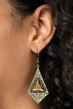 Load image into Gallery viewer, Cosmic Destinations Brass Earrings