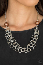 Load image into Gallery viewer, Daring Diva Brown Necklace