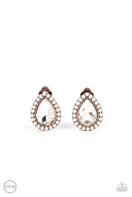 Load image into Gallery viewer, Cosmic Castles Copper Clip On Earrings