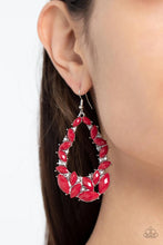 Load image into Gallery viewer, Tenacious Treasure Red Earrings