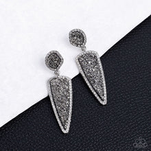 Load image into Gallery viewer, Druzy Desire Silver Earrings