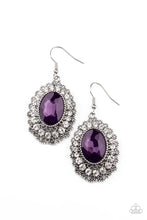 Load image into Gallery viewer, Glacial Gardens Purple Earrings