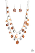 Load image into Gallery viewer, Rainbow Shine Brown Necklace