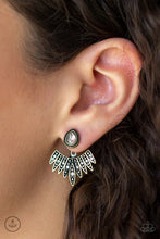 Load image into Gallery viewer, Wing Fling Brass Jacket Earrings