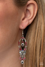 Load image into Gallery viewer, Sophisticated Starlet Red Earrings