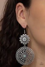Load image into Gallery viewer, Garden Mantra Blue Earrings