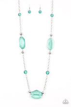 Load image into Gallery viewer, Crystal Charm Green Necklace
