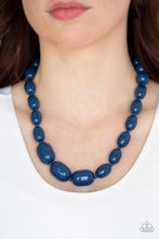 Load image into Gallery viewer, Poppin Popularity Blue Necklace
