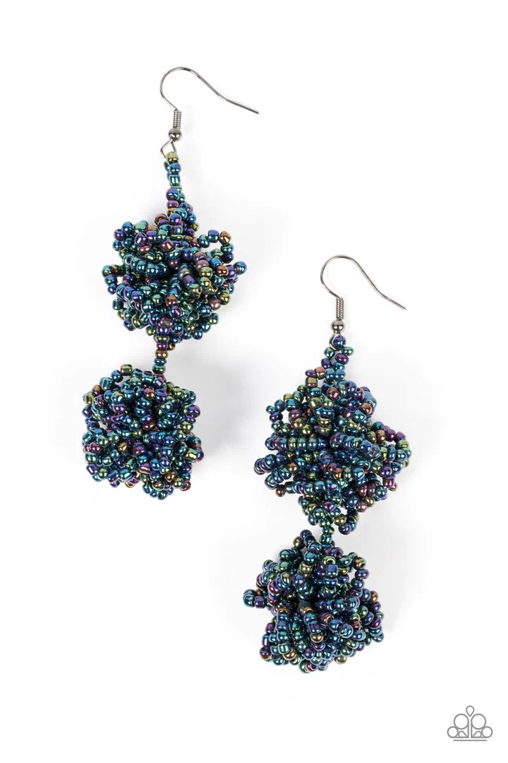 Celestial Collision Multi Seed Bead Earrings