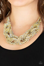 Load image into Gallery viewer, City Catwalk Gold Seed Bead Necklace
