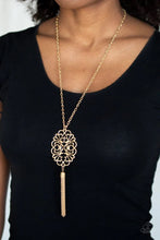Load image into Gallery viewer, A Mandala of the People Gold Necklace