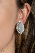 Load image into Gallery viewer, Downright Demure White Clip On Earrings