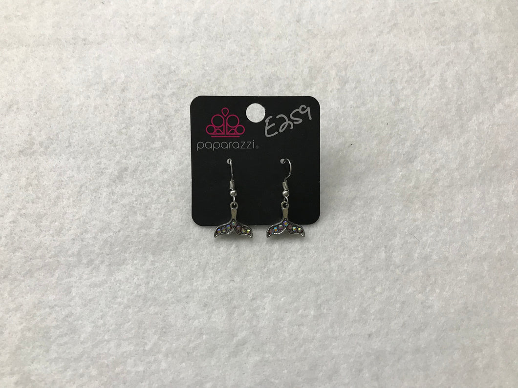 Starlet Shimmer Mermaid Tails Blingy Iridescence Earrings #259