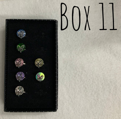 Starlet Shimmer Big Gem w/Butterfly Rings Box 11